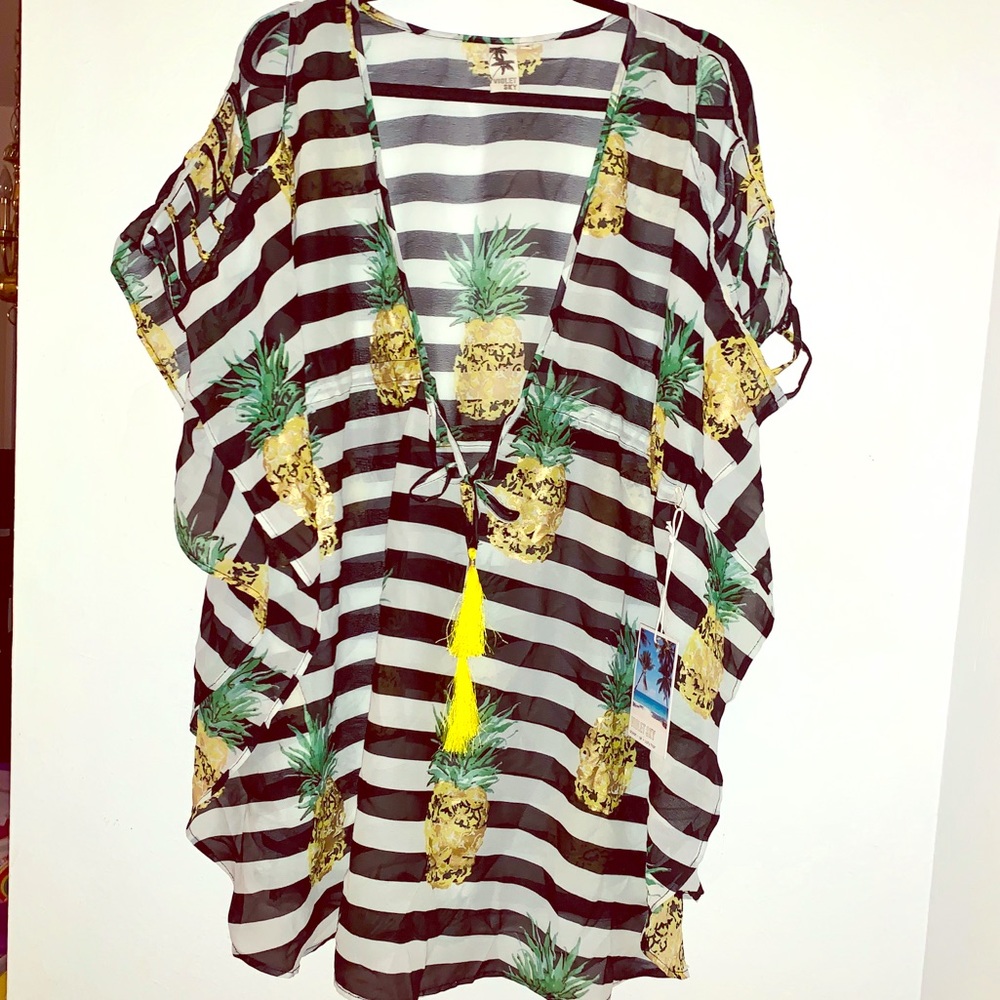 BNWT Violet Sky Swim Coverup MEDIUM